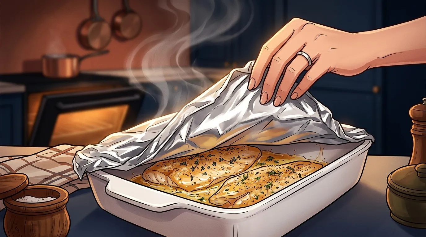 Main retirant un pain frais cuit d'un plat de cuisson