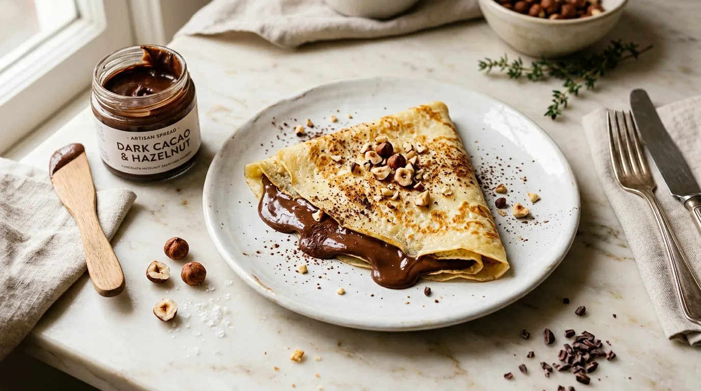 Crêpe calories Nutella : valeurs nutritionnelles complètes