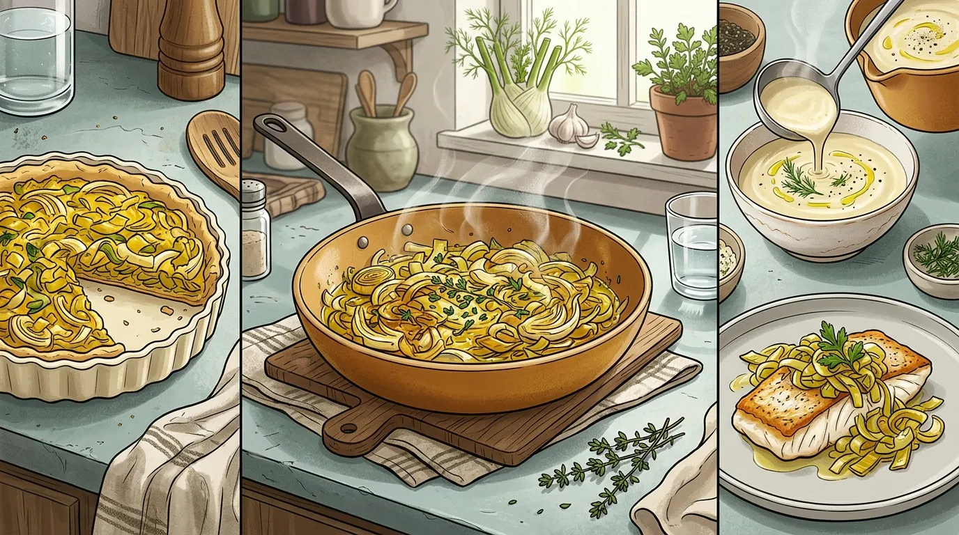 Cuisine avec pâtes fraîches, soupe et herbes aromatiques