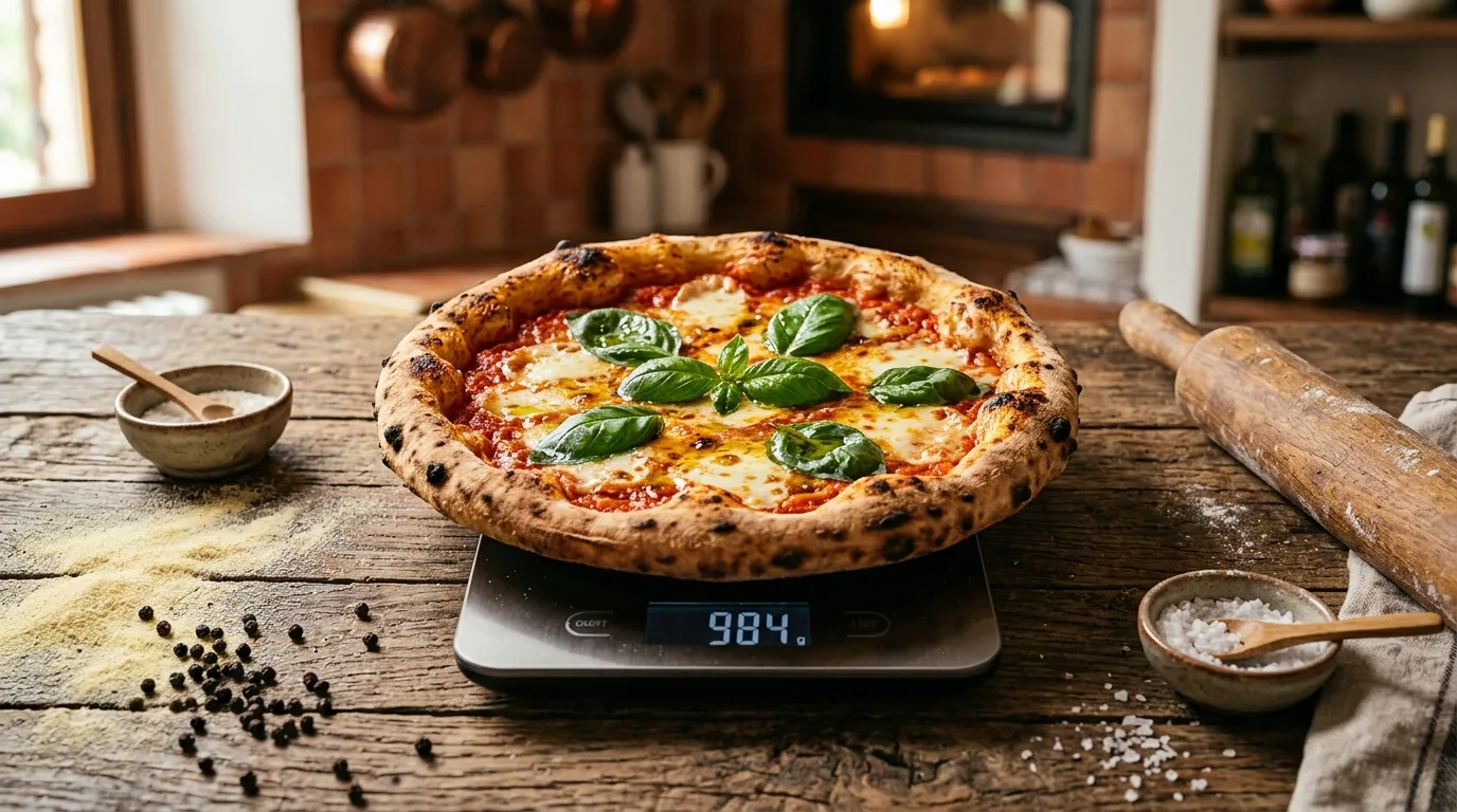 Poids d'une pizza : guide complet et précis