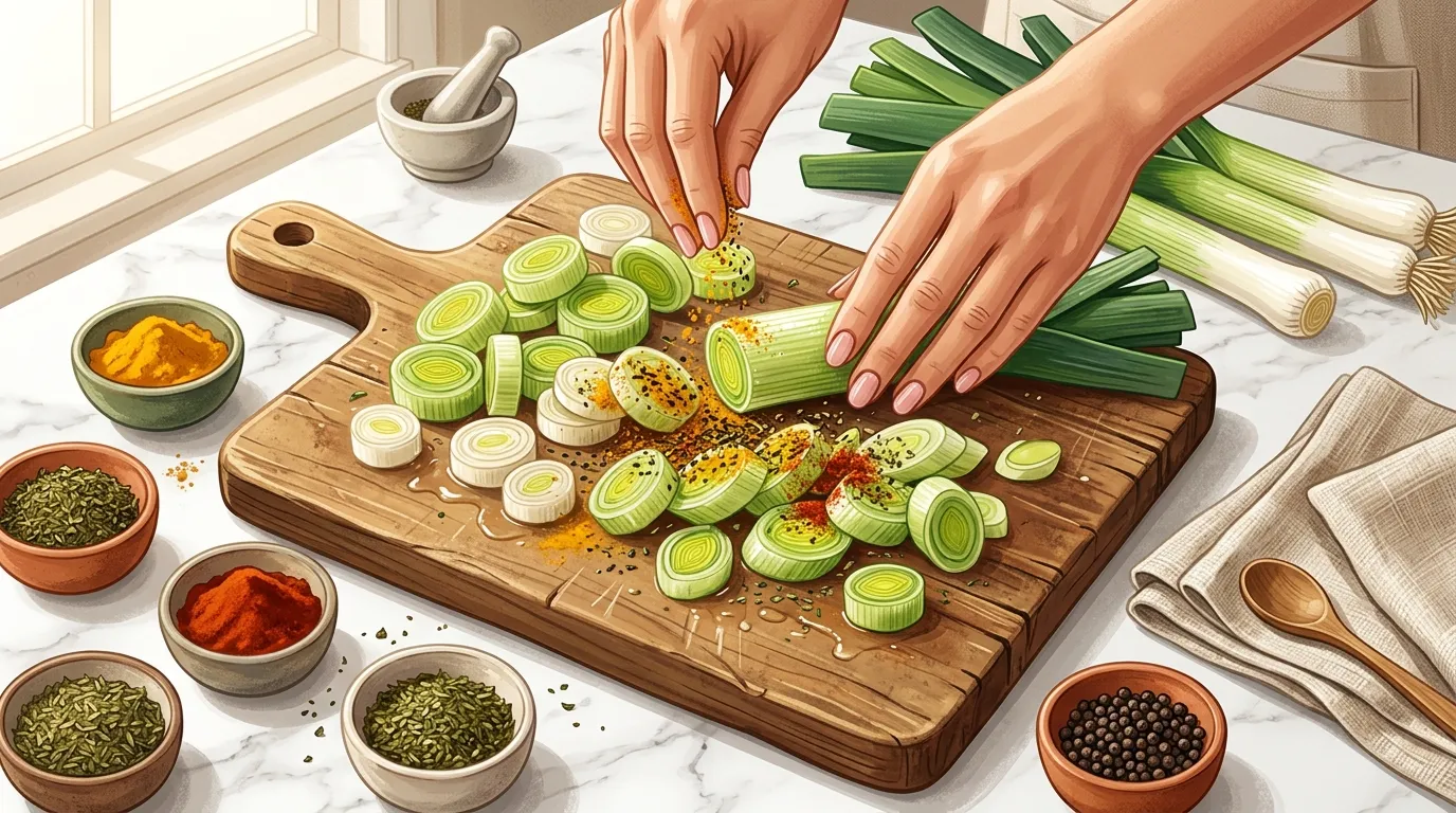 Assaisonner poireaux : recette et épices