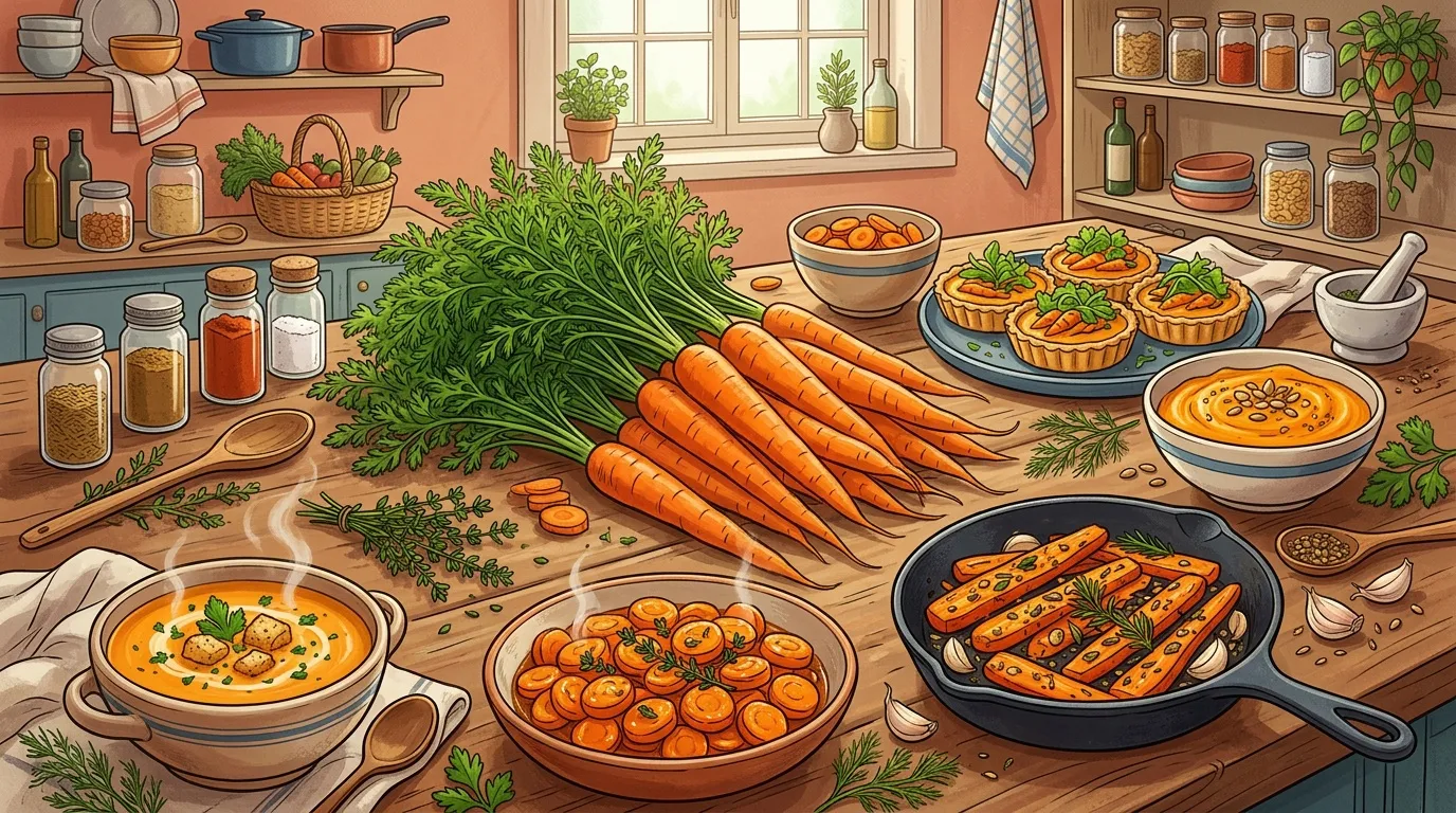 Que faire avec 1kg de carottes : 18 recettes