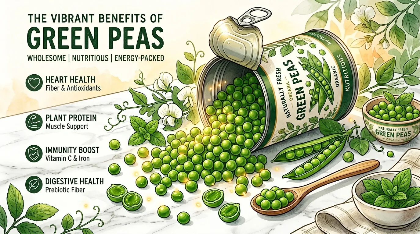 Bienfaits des petits pois en conserve pour la santé