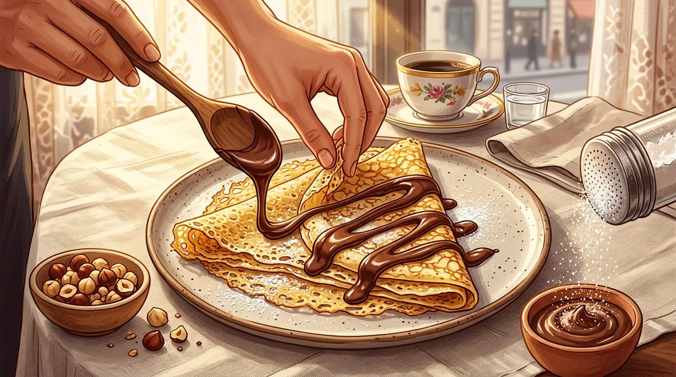 Calories crêpe Nutella : information nutritionnelle complète