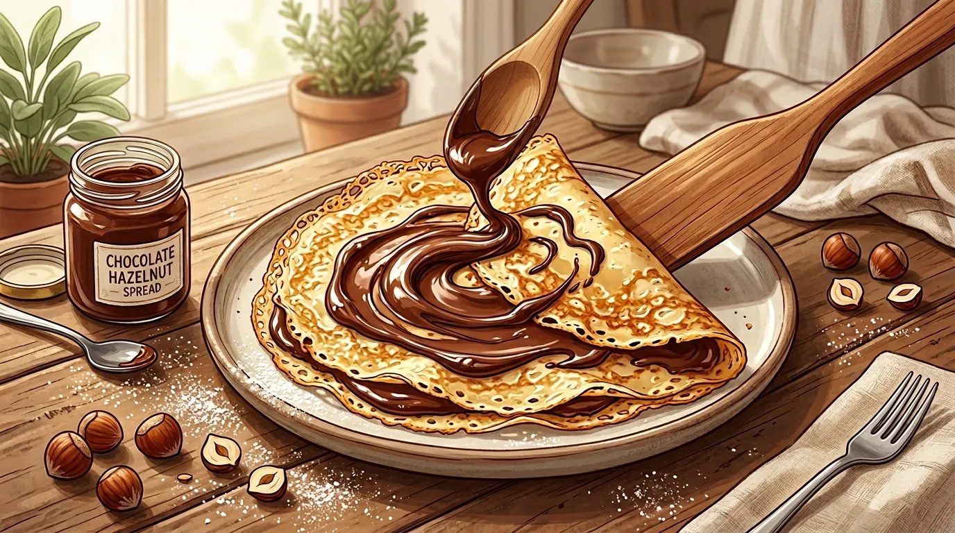 Calories dans une crêpe au Nutella : information nutritionnelle