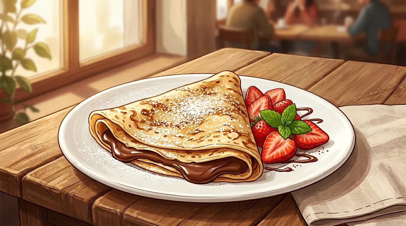 Combien de calories dans une crêpe au nutella ?