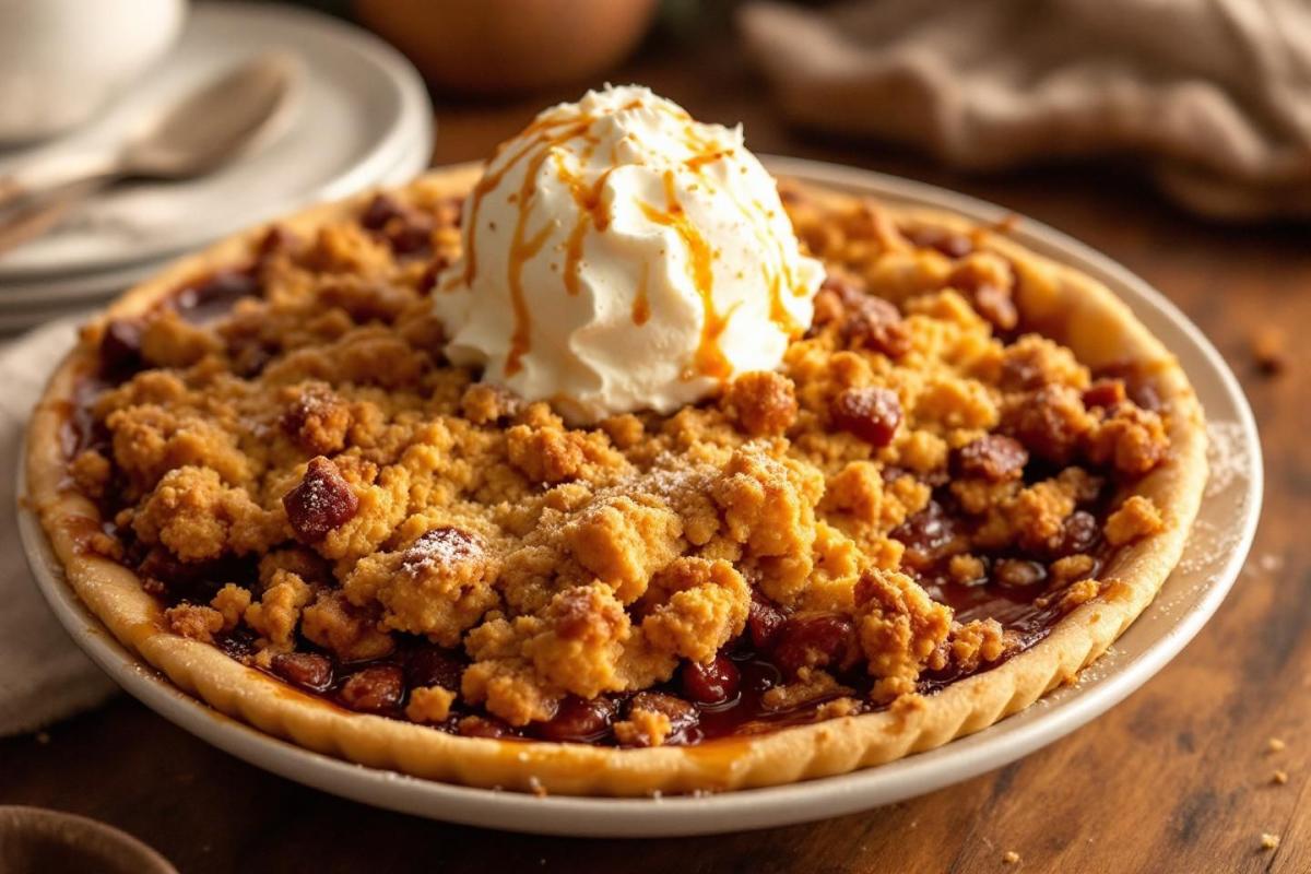 Ce crumble d’hiver tient en 4 ingrédients : une douceur qui s’évapore en un clin d’œil