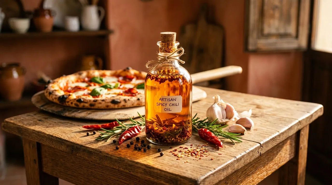 Huile piquante pour pizza : recette maison et conseils pour sublimer vos pizzas