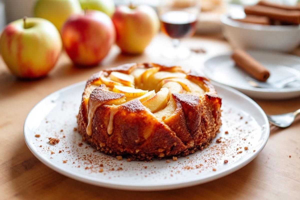 Mélangez des pommes râpées avec de la semoule et découvrez un gâteau délicatement parfumé !