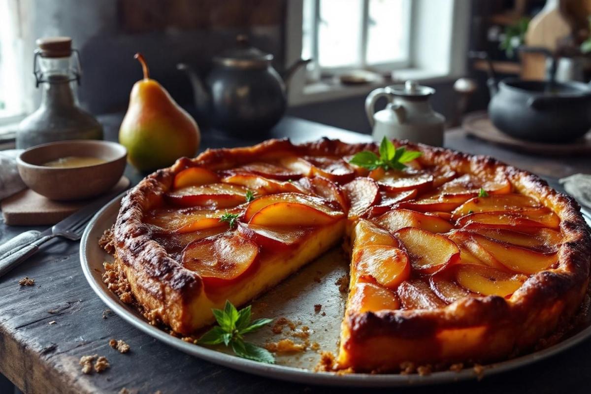 Tarte tatin aux poires : le dessert d’hiver gourmand que tout le monde adore